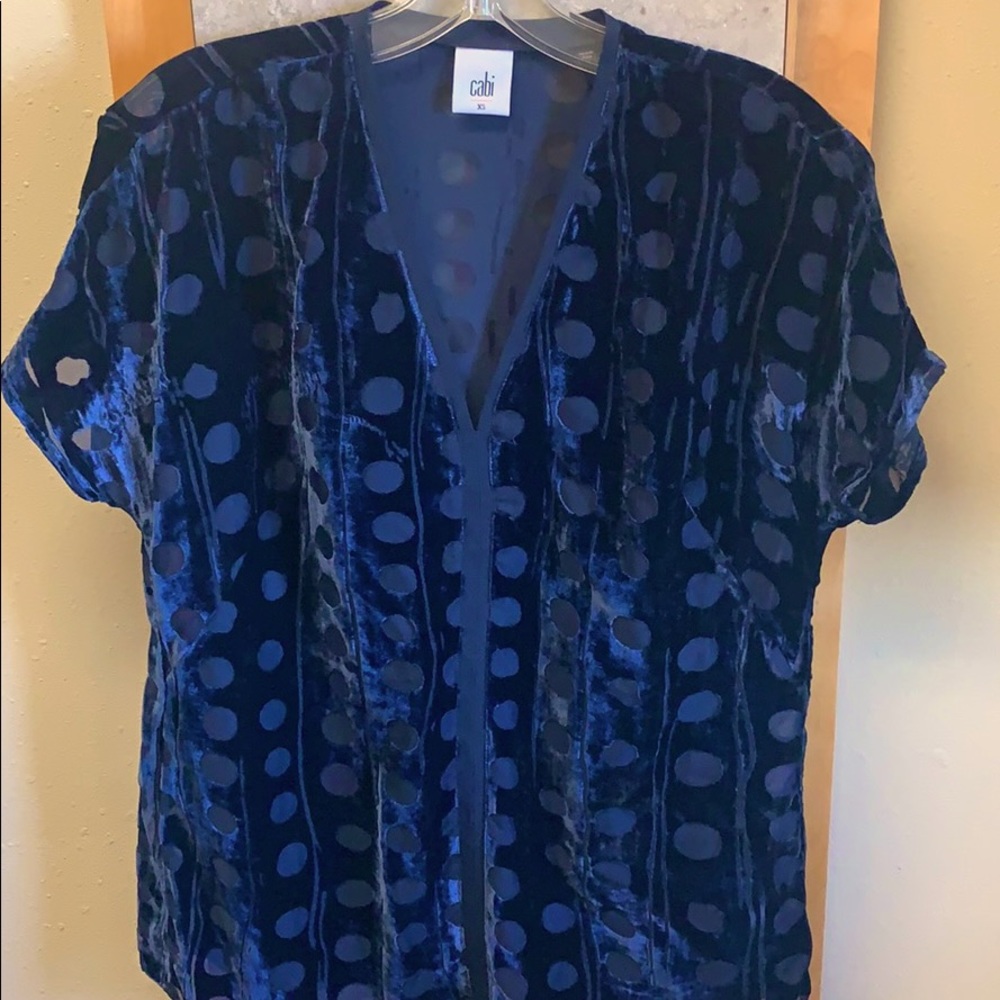 Cabi navy blue top